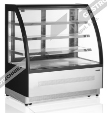 Tefcold Chladící vitrína cukrářská LPD 1200 C BLACK