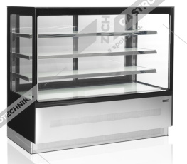 Tefcold Chladící vitrína cukrářská LPD 1503 F BLACK