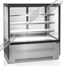 Tefcold Chladící vitrína cukrářská LPD 903 F BLACK