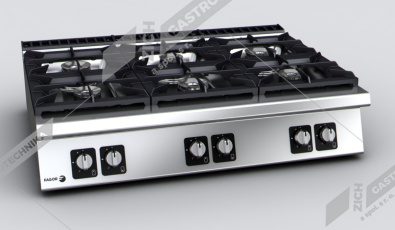 Fagor Sporák plynový - 6x hořák C-G960 H (NG)