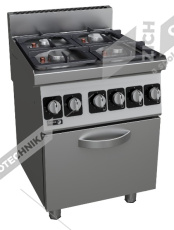 Fagor Sporák plynový s plyn troubou CI-CG606O 4