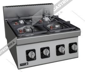 Fagor Sporák plynový stolní CI-CG606T 4