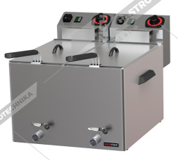 Fritéza elektrická  8+8l na ryby s výpustí FE 88 V