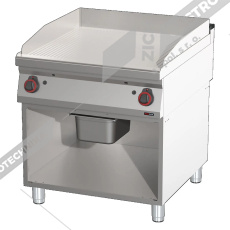 Grilovací deska plynová rýhovaná chromovaná FTRC 90/80 G