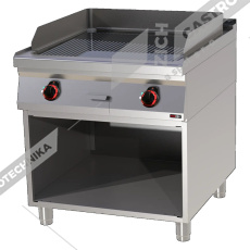 Grilovací deska rýhovaná chromovaná FTRC 90/80 E