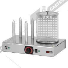 Hot-dog 4 trny s nádobkou HD 04 N