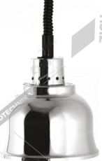 Infra lampa závěsná - chrom