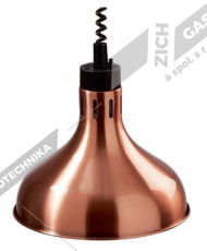 Infra lampa závěsná - meď 