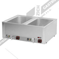 Lázeň vodní 2x GN 1/1 s výpustí BMV 2120