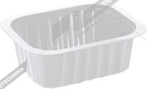 miska bílá tray 470 ml - balení 300 ks polévková