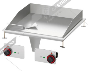 Plotna grilovací kombinovaná chrom FTLRD-66ETS