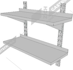 Police nástěnná dvoupatrová PL2-15030
