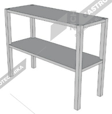 Police stojanová dvoupatrová PLS2-20/4