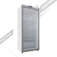Red Fox Skříň chladící 350 L, bílá, prosklené dveře DRR 400/G 