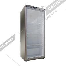 Red Fox Skříň chladící 350 L, nerez, prosklené dveře DRR 400 GS