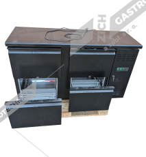 bazar č.931 - Stůl chlazený na nápoje 2 sekce - 4x zásuvka