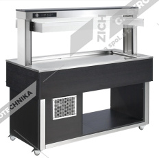 RM Gastro Bufet chlazený GN 6-1/1 Wenge TR LIME+ 6W