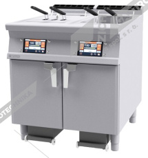 RM Lotus Fritéza elektrická 18+18 l automat., filtrace F2/18-98ETDP
