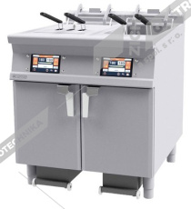 RM Lotus Fritéza elektrická 18+18 l automat., filtrace, zdvih F2/18-98ETDPS