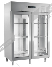 RM Gastro Skříň chladící 1400 L prosklená se sterilizátorem ENR 1400 G S