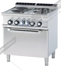 RM Lotus Sporák elektrický s troubou GN 2/1 CF4-78ET 