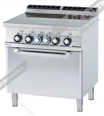 RM Lotus Sporák elektrický s troubou GN 2/1 CFC4-78ET 