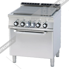 RM Lotus Sporák elektrický tálový s troubou GN 2/1 TPF-78ET 