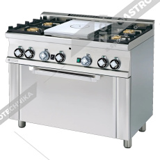 RM Lotus Sporák plynový s tálem TPF4-610G