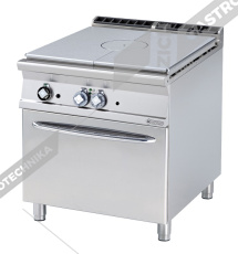 RM Lotus Sporák plynový tálový s plyn troubou GN 2/1 TPF-98G 