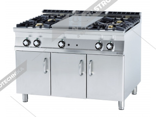 RM Lotus Sporák plynový tálový se skříňkou TP4-912G