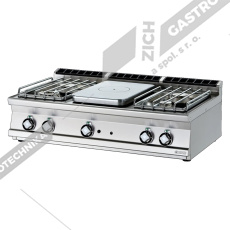 RM Lotus Sporák stolní plynový tálový TP4T-712GP