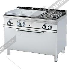 RM Lotus Sporák tálový plynový s el. troubou GN 3/1 TPF2-712GPE