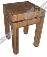 Špalek bukový 50x50x23 cm, výška 90 cm  MES-5050