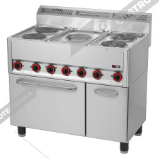 Sporák elektrický s troubou a skříňkou SPT 90/5 ELS