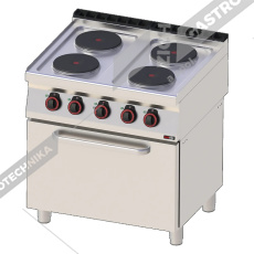 Sporák elektrický s troubou GN 1/1 SPT 70/80 11 E