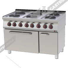 Sporák elektrický s troubou GN 2/1 SPT 70/120-21 E