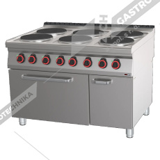 Sporák elektrický s troubou statickou 2/1 SPT 90/120-21 E