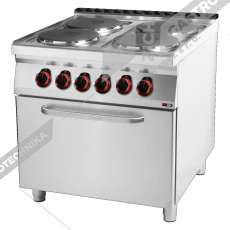 Sporák elektrický s troubou statickou 2/1 SPT 90/80 21 E