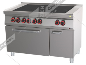 Sporák elektrický tálový s troubou GN 2/1 SPLT 70/120-21 E