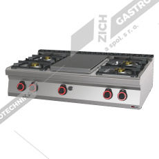 Sporák plynový tálový - 5x hořák STP 70/012 G