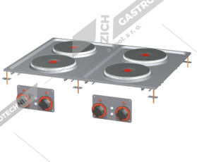 Sporák stolní elektrický PCD-68ET