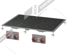 Sporák stolní -sklokeramický PCCD-68ET