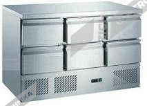 Stůl chladící - 6x zásuvka MS-1371D6