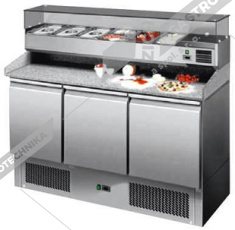 Stůl chladící Saladeta MPS-1365 + chl.vitrína