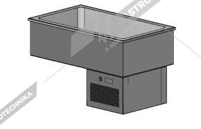 Vana chladící k zabudování GN1/1 CV8L