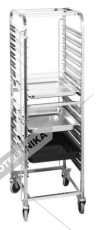 Vozík nerez regálový RVJ-14xGN 2/1